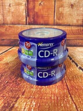Memorex CD-R 52x 700MB 80 Min Recordable Media 2-Pack Spindles (60 Discs Total)